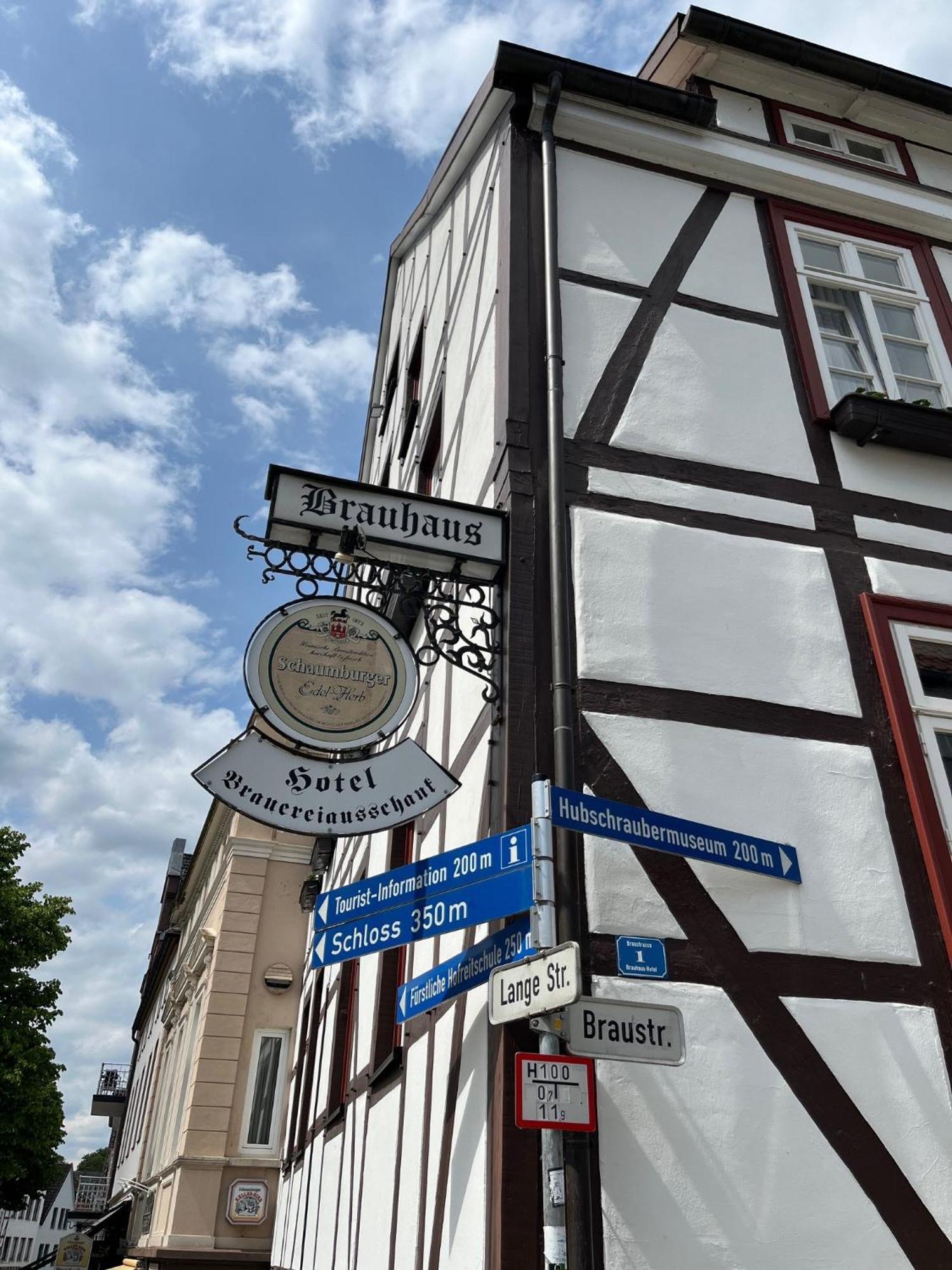 Hotel Brauhaus Bückeburg Eksteriør billede